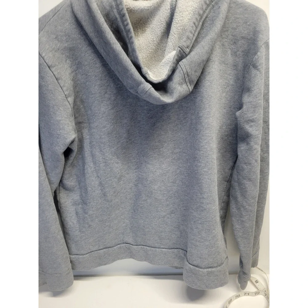 Kids Adidas Gray Hoodie Athletic Logo Pullover‎ Sweatshirt Size Medium